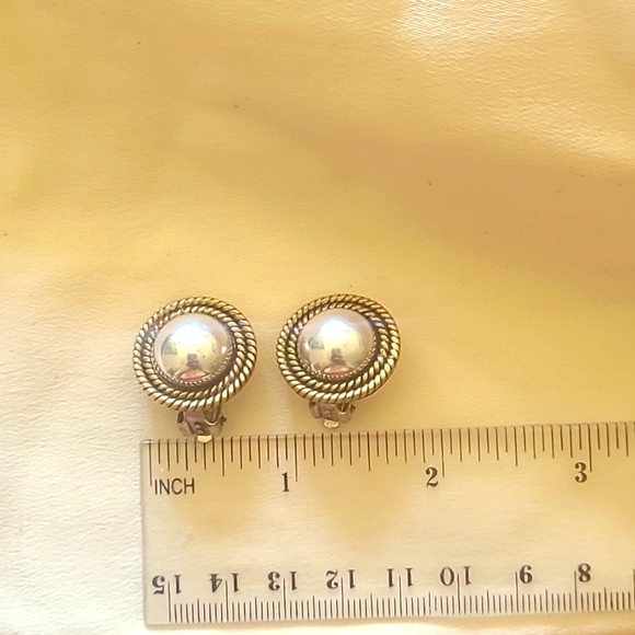 925 Mexico sterling silver clip earrings - Picture 4 of 4